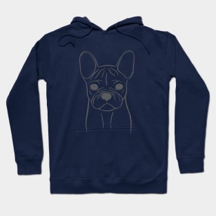 French Bulldog (Pink and Gray) Hoodie